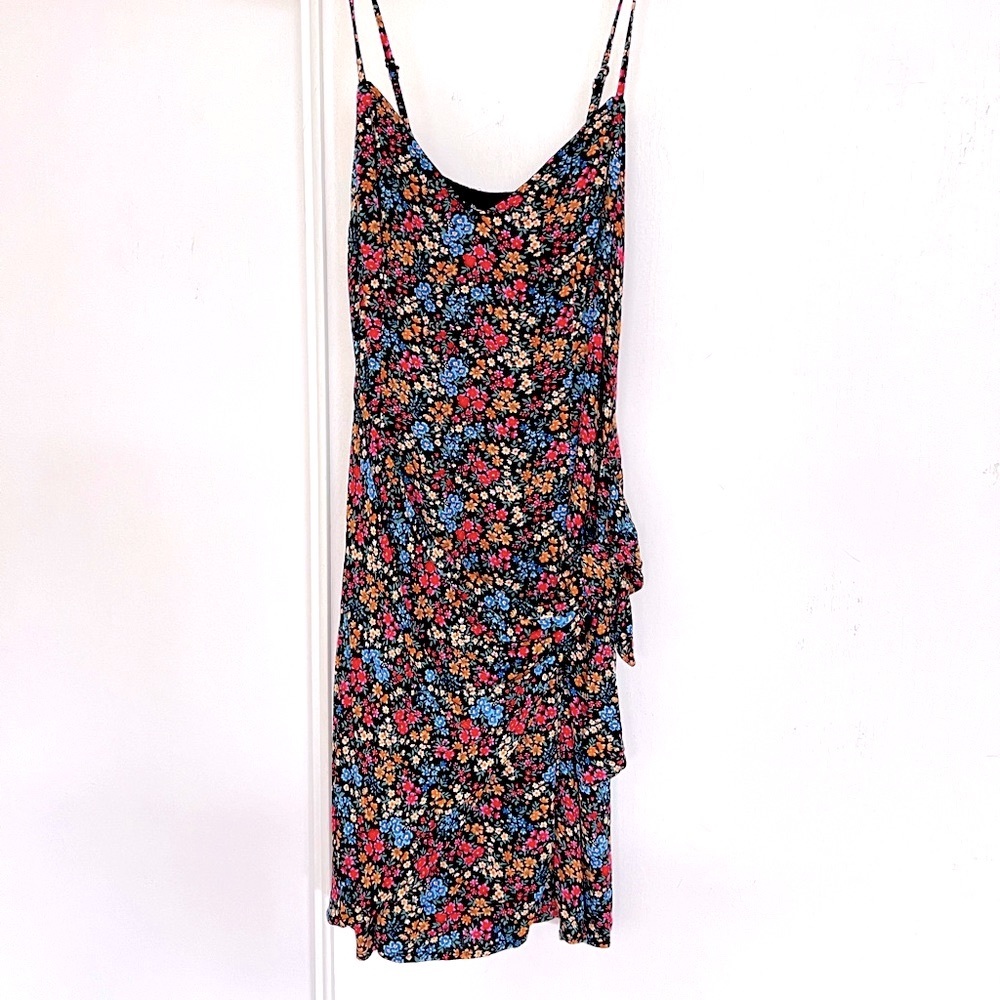 NWT AE Floral skater dress